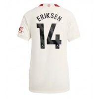 Billiga Manchester United Christian Eriksen #14 Tredje fotbollskläder Dam 2023-24 Kortärmad